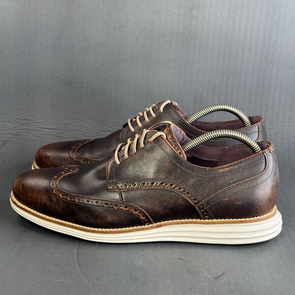 Cole Haan Men\'s OriginalGrand Wingtip Oxford sneaker Shoes size 10